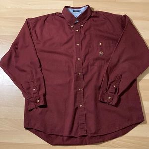 XL Burgundy BB Classics long sleeve shirt. Attractive!